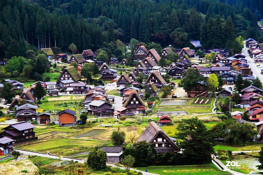 大摄影佳日本白川乡合掌村