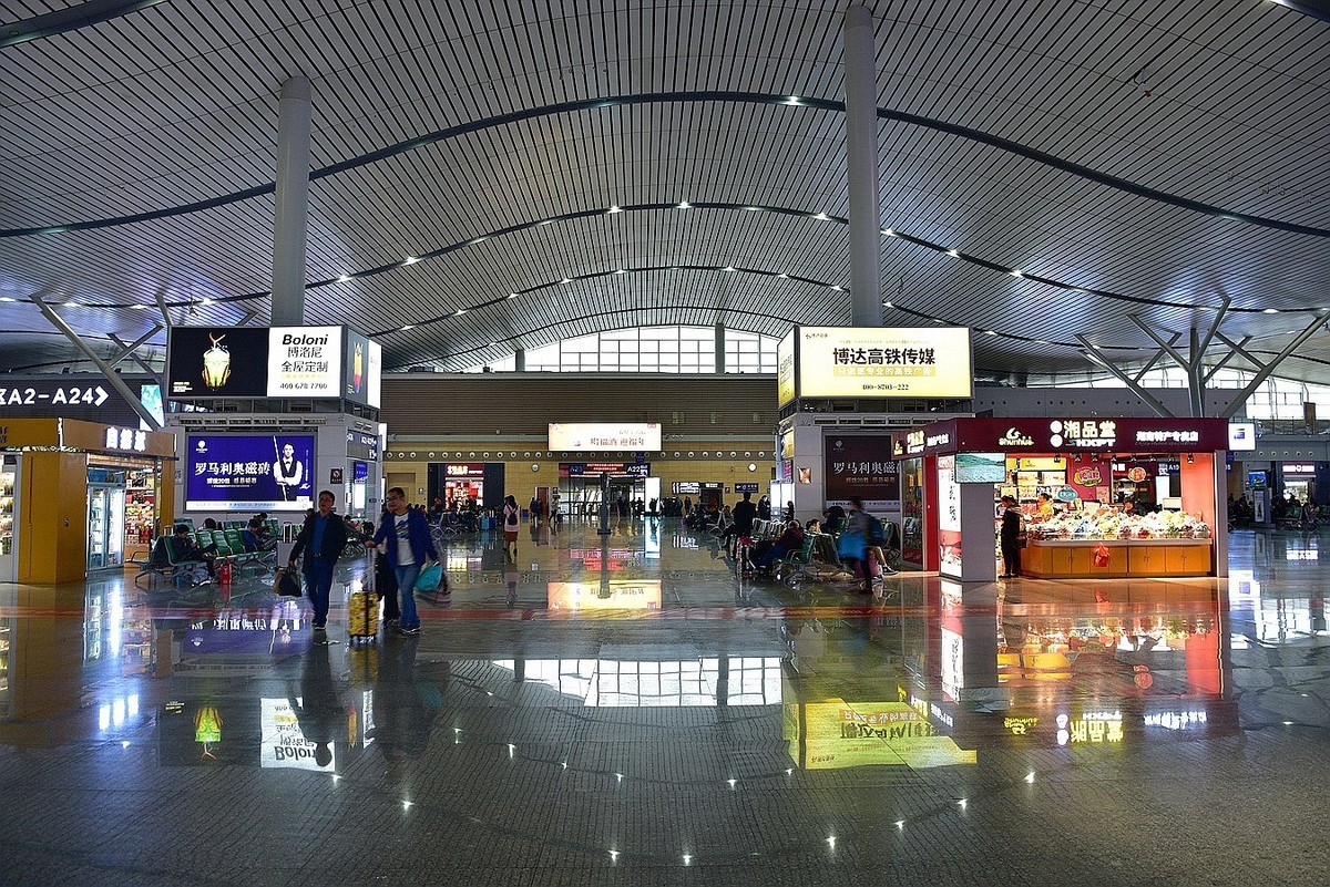 长沙南站照片内部图片