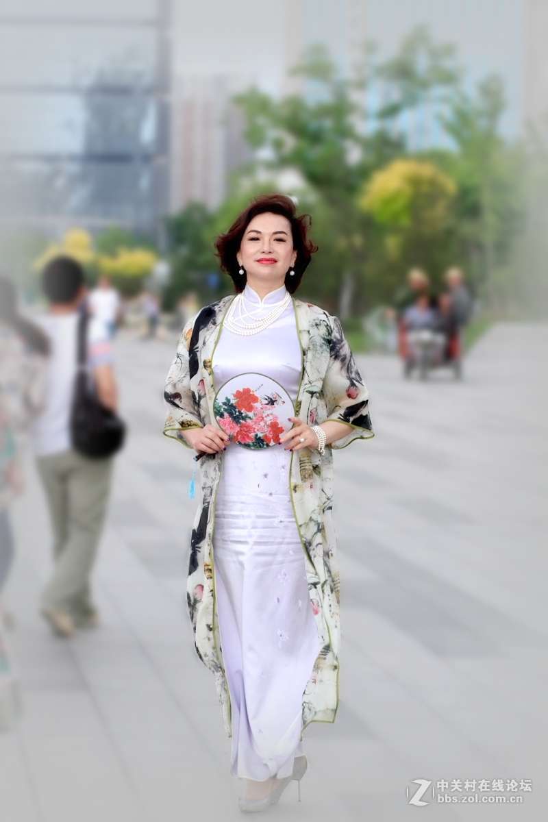 旗袍韵,中国风—中老年旗袍展示-中关村在线摄影论坛
