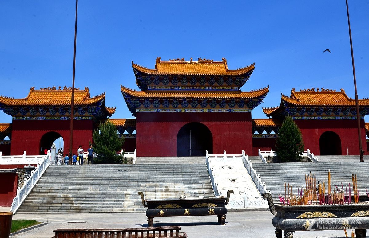 牡丹江风光海林报恩寺