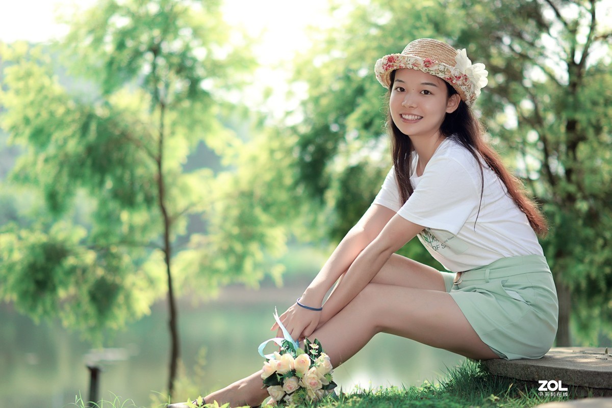 清凉一夏《一》(清纯可爱美女人像)-中关村在线摄影