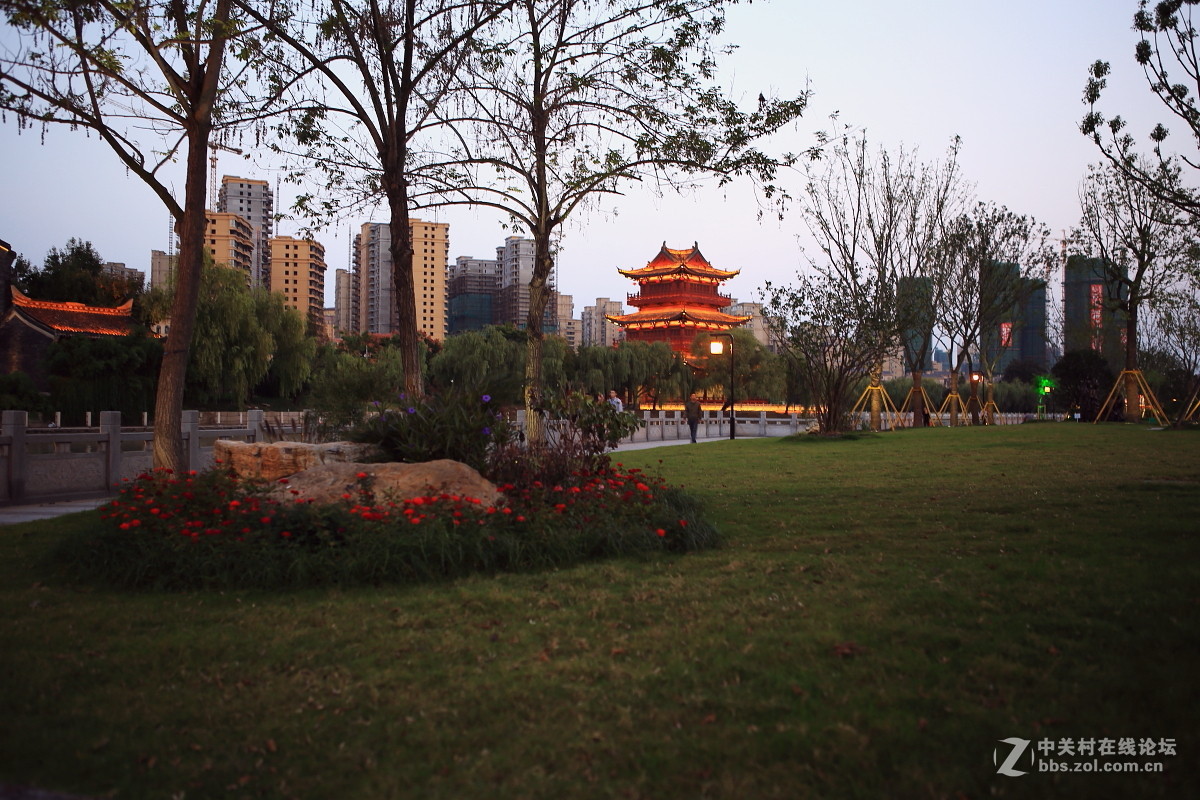 清江浦大闸口黄昏景