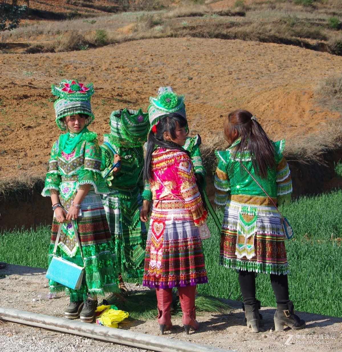 多彩民俗云南丘北苗族花山节