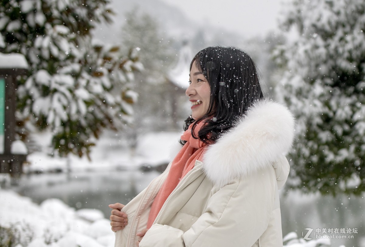 【如影随形】雪景人像-中关村在线摄影论坛