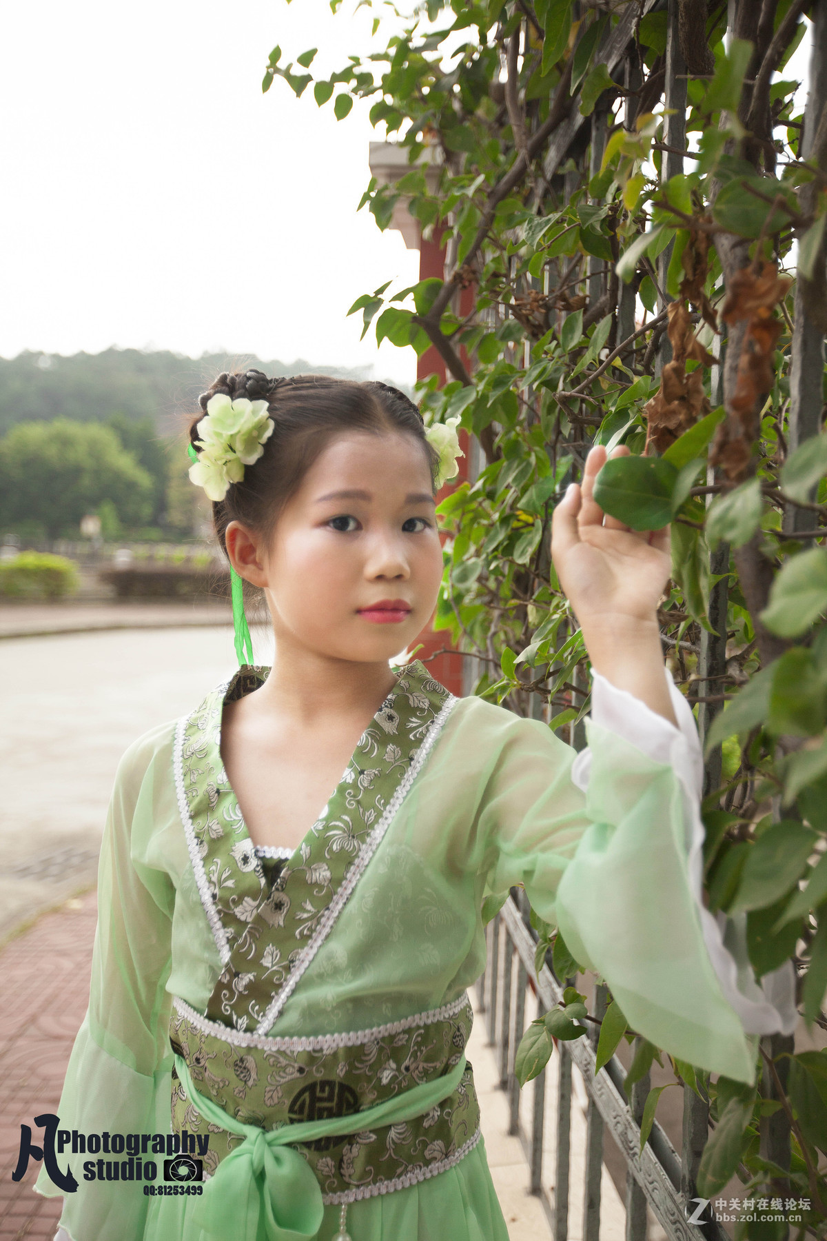 萌萌哒汉服小姑娘小小的大家闺秀