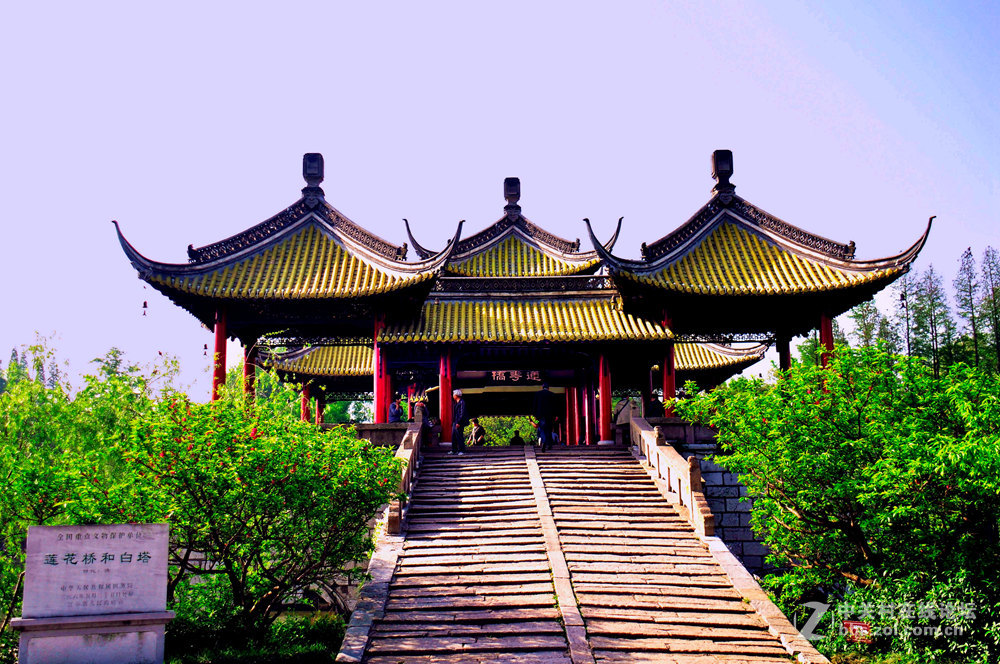 扬州莲花桥与白塔习拍