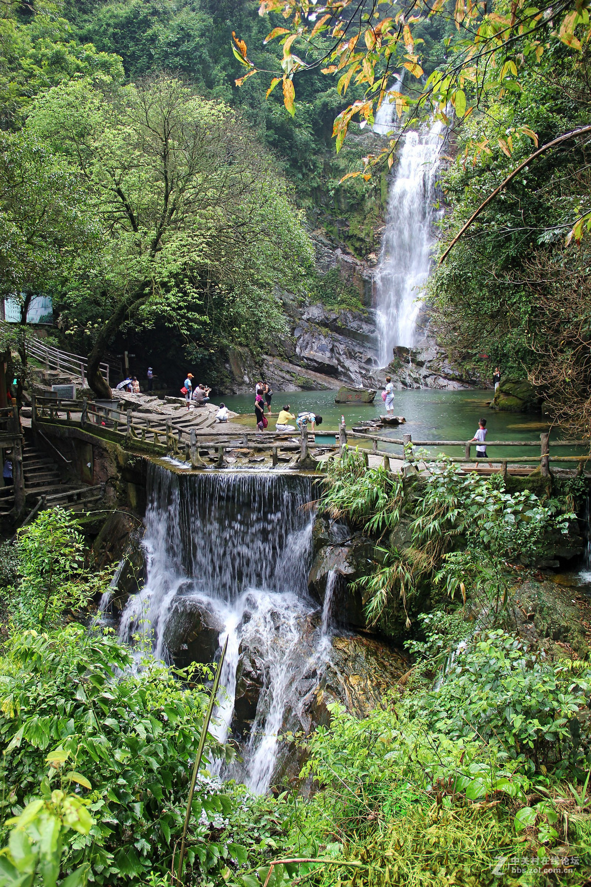 广东肇庆鼎湖山飞水潭风景一