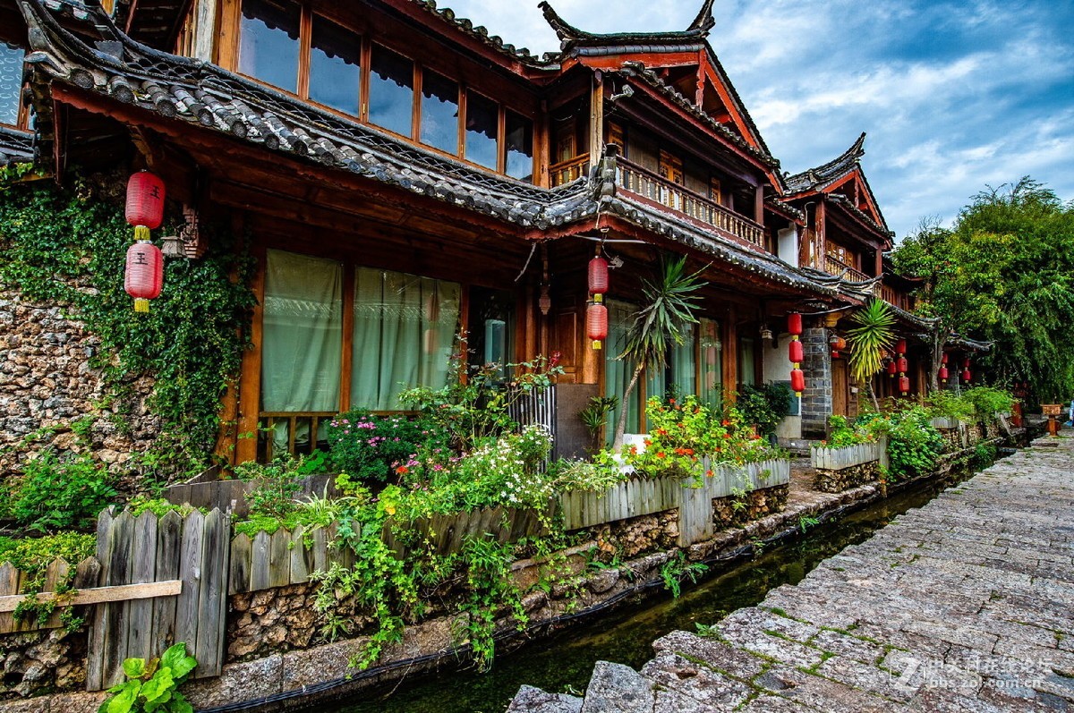 西藏旅游丽江古城风光风景记实拍摄续
