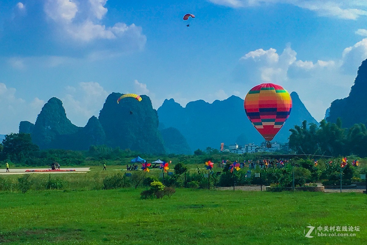 桂林阳朔燕沙航空运动营地