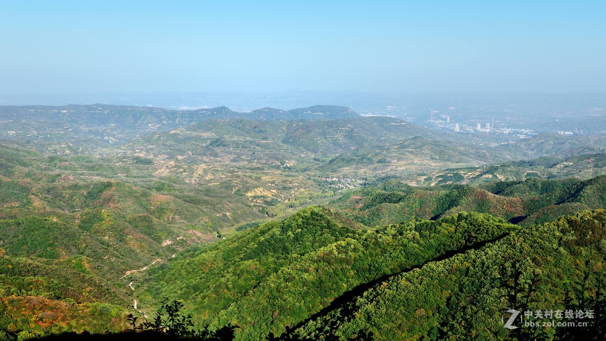 阳泉翠枫山秋色一