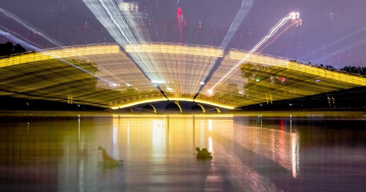 玉渊潭公园夜景续