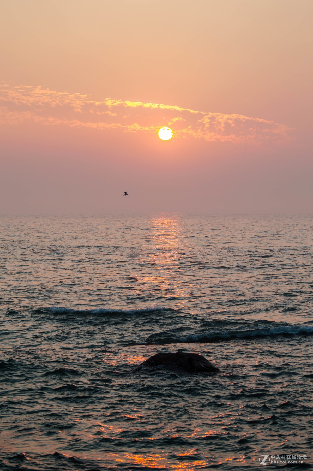 海上日出