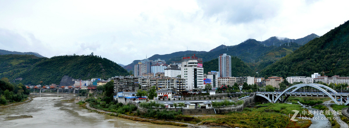 汉中略阳雨景