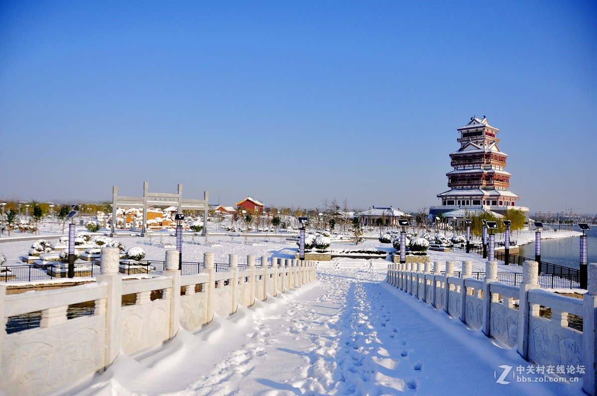 蓝水湾雪景