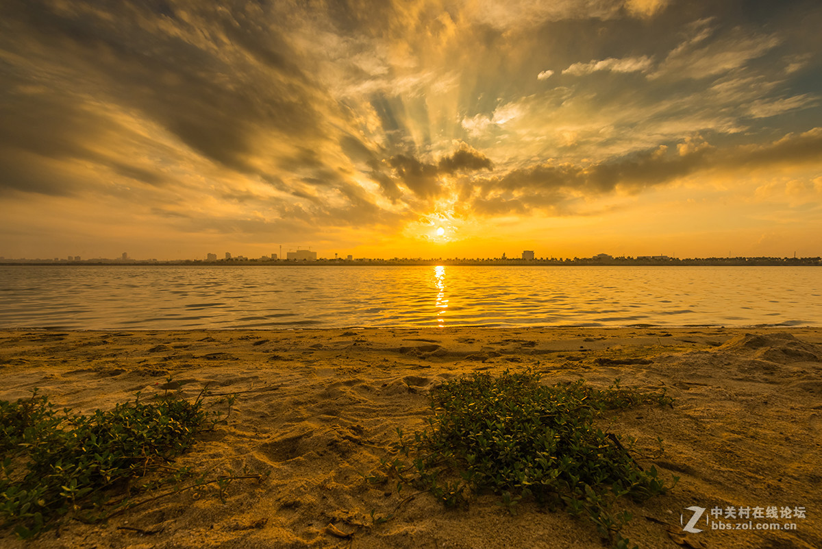 朝霞与夕阳