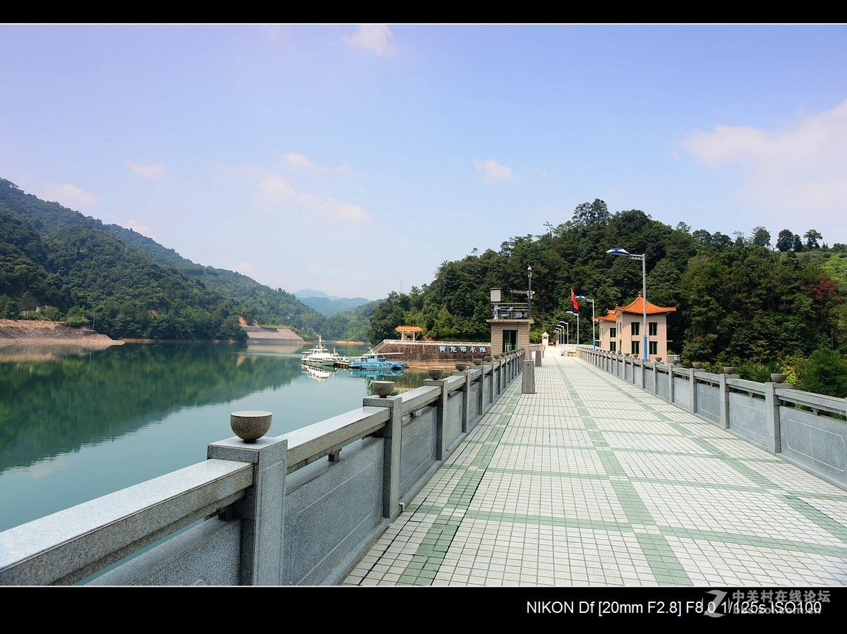 从化良口镇黄龙带水库流溪河林场溪头村水库