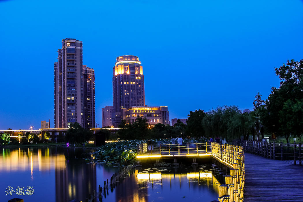 乐清夜景中心公园