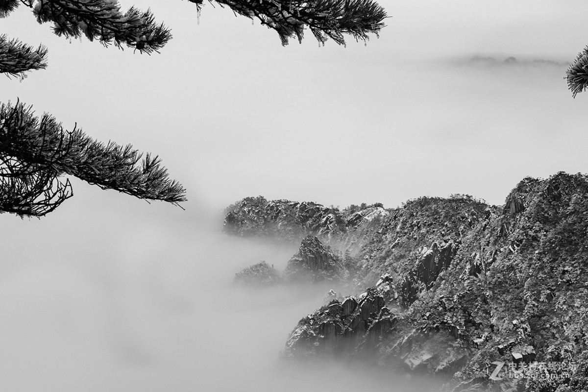 水墨黄山-中关村在线摄影论坛