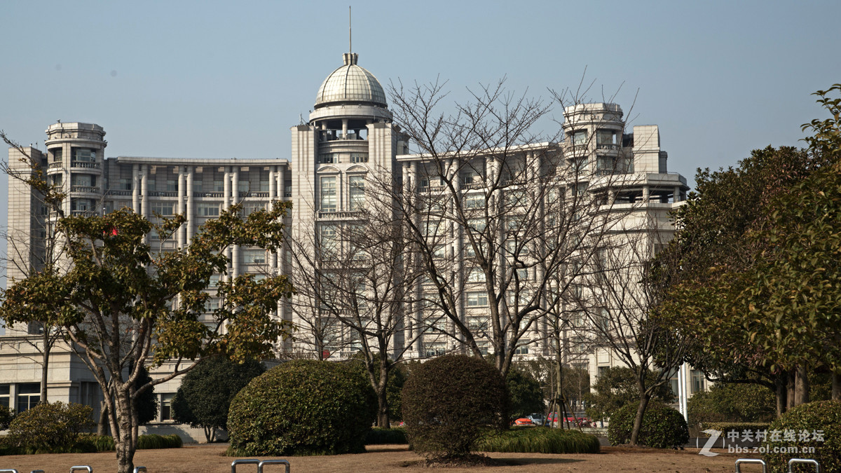 松江区政府大楼及其外景