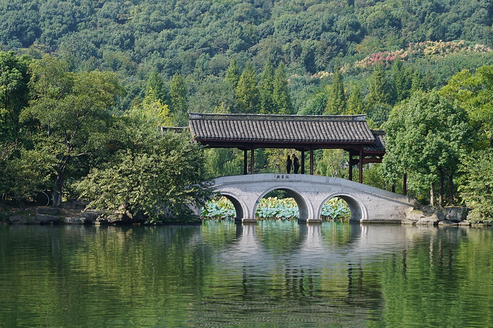萧山湘湖的桥