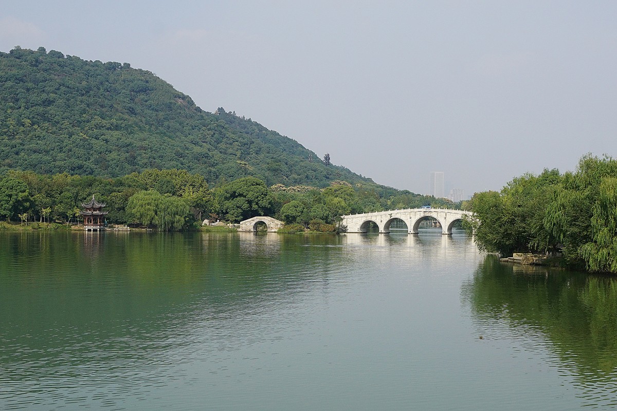 萧山湘湖的桥