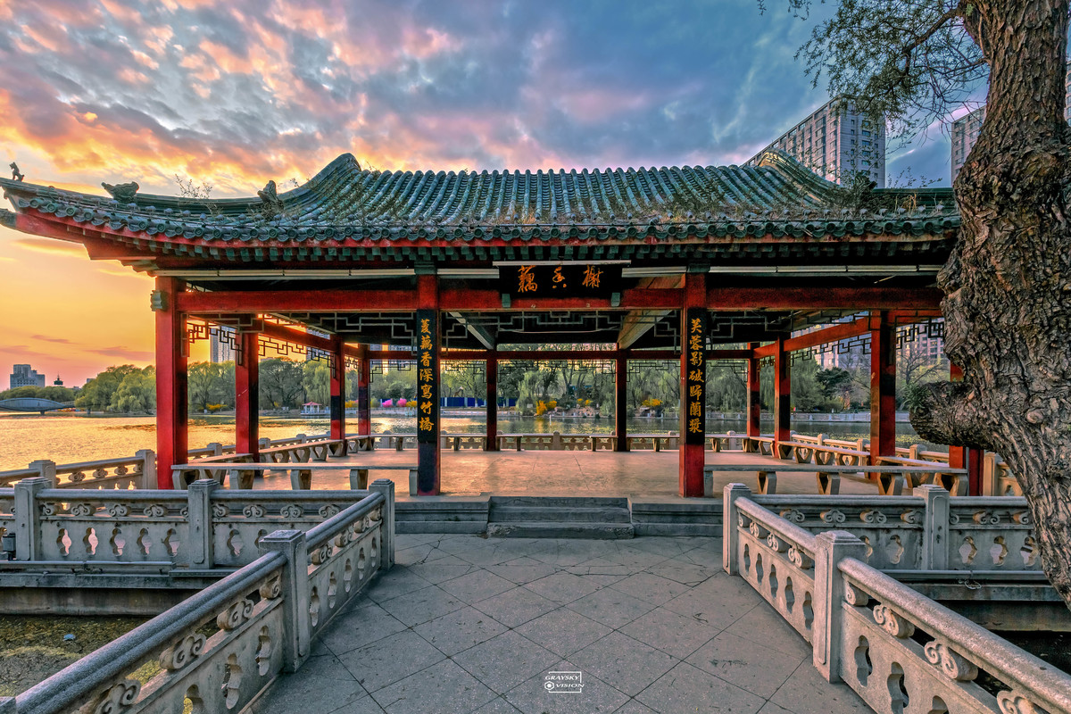 南湖公园藕香榭