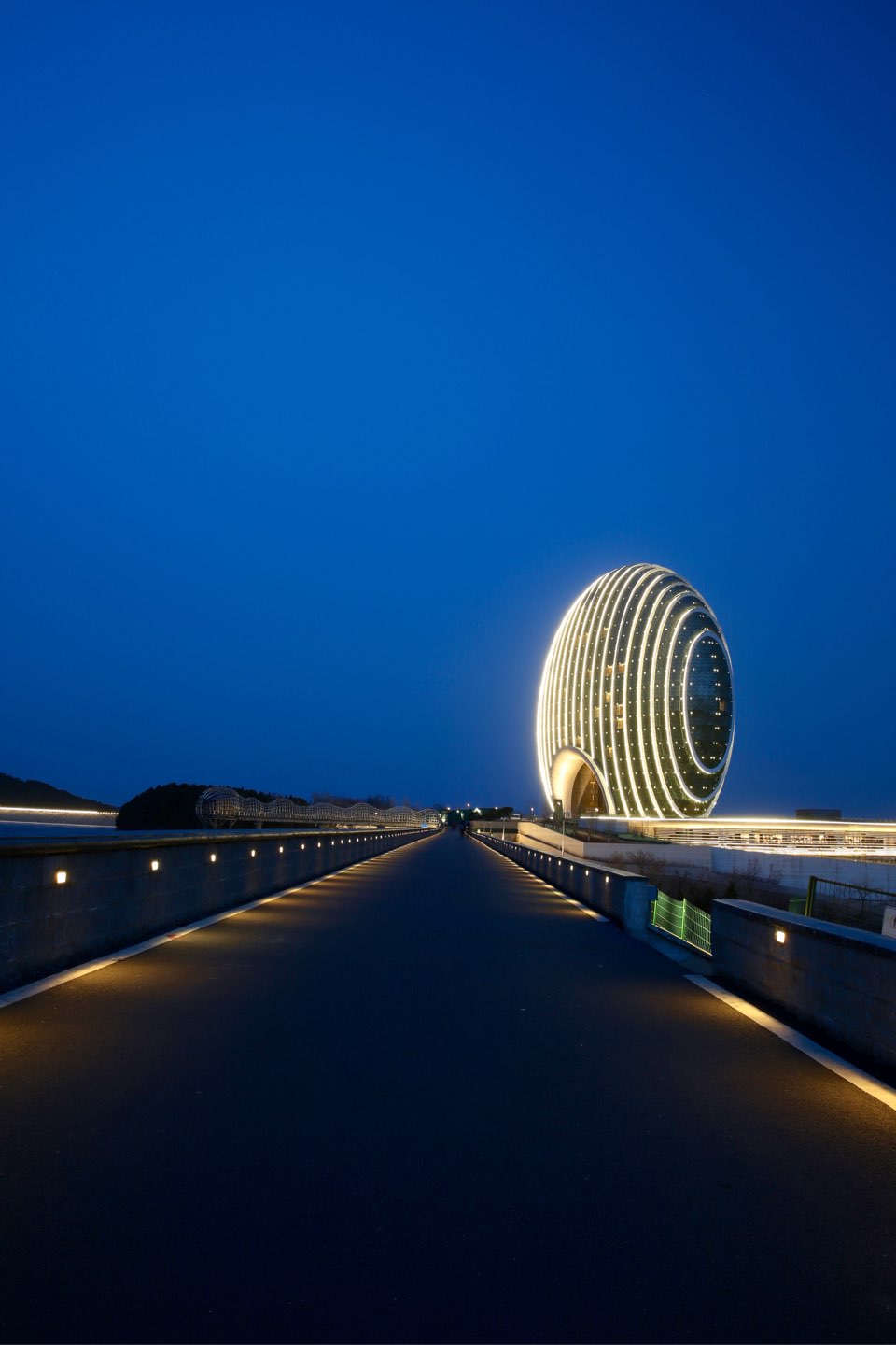 怀柔雁栖湖夜景