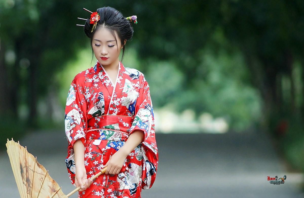 和服少女毛毛