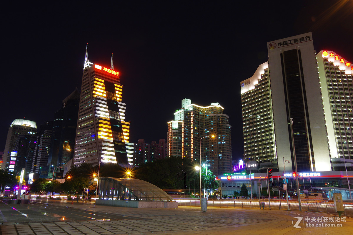 深圳夜景,荔枝公园