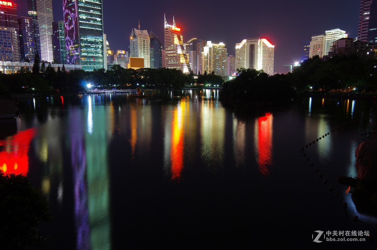 深圳夜景荔枝公园