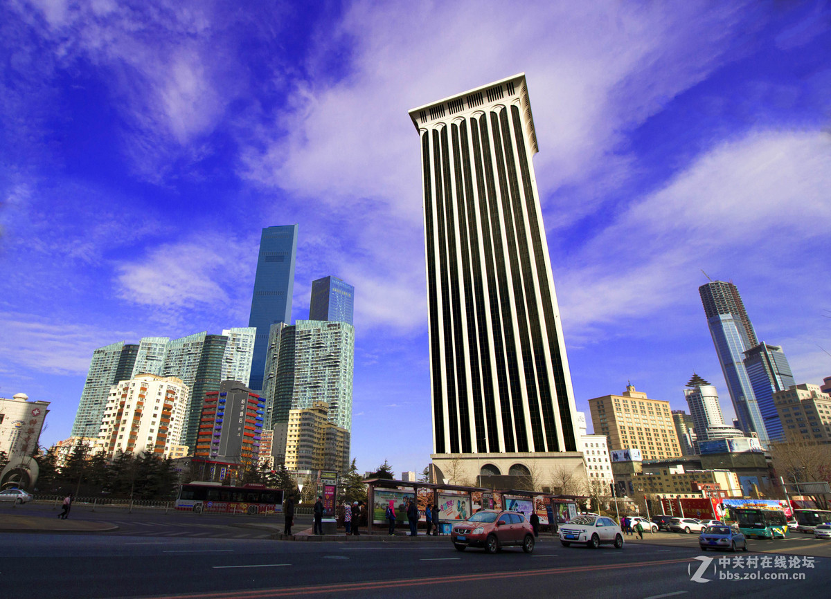 冬日大连建筑风景