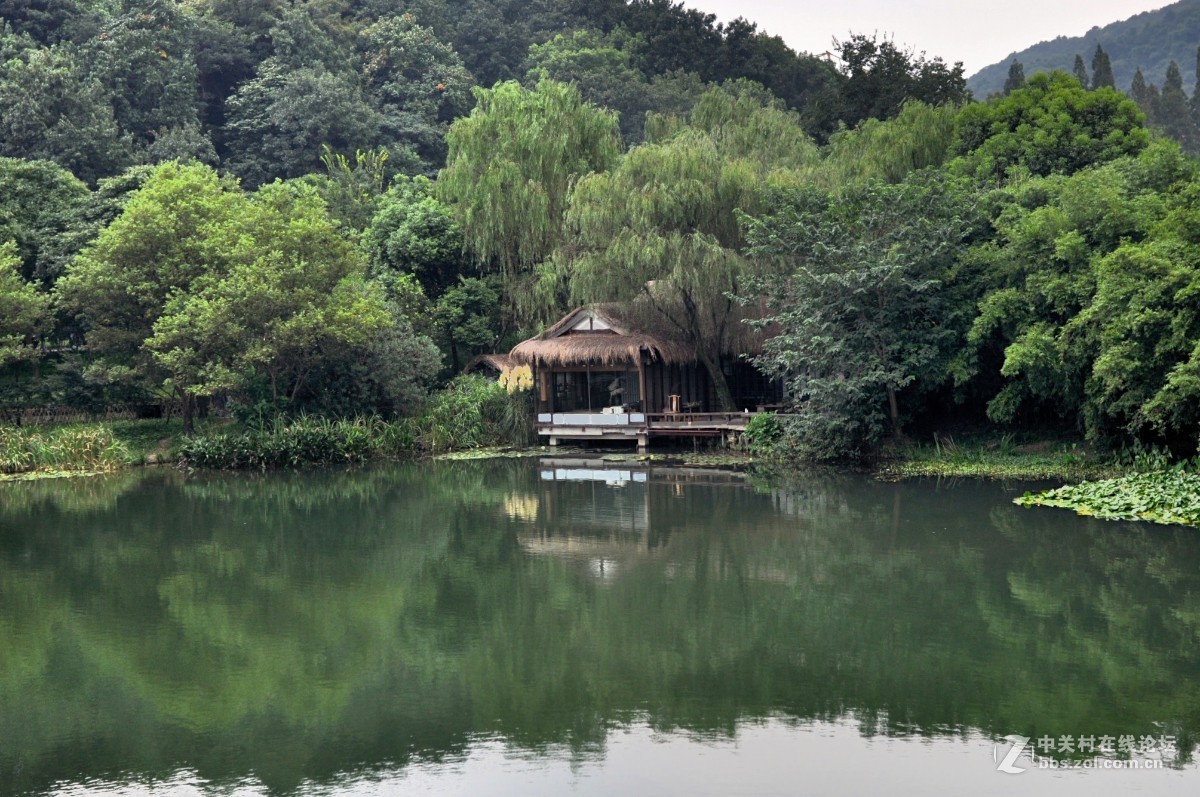 杭州西湖浴鹄湾风景