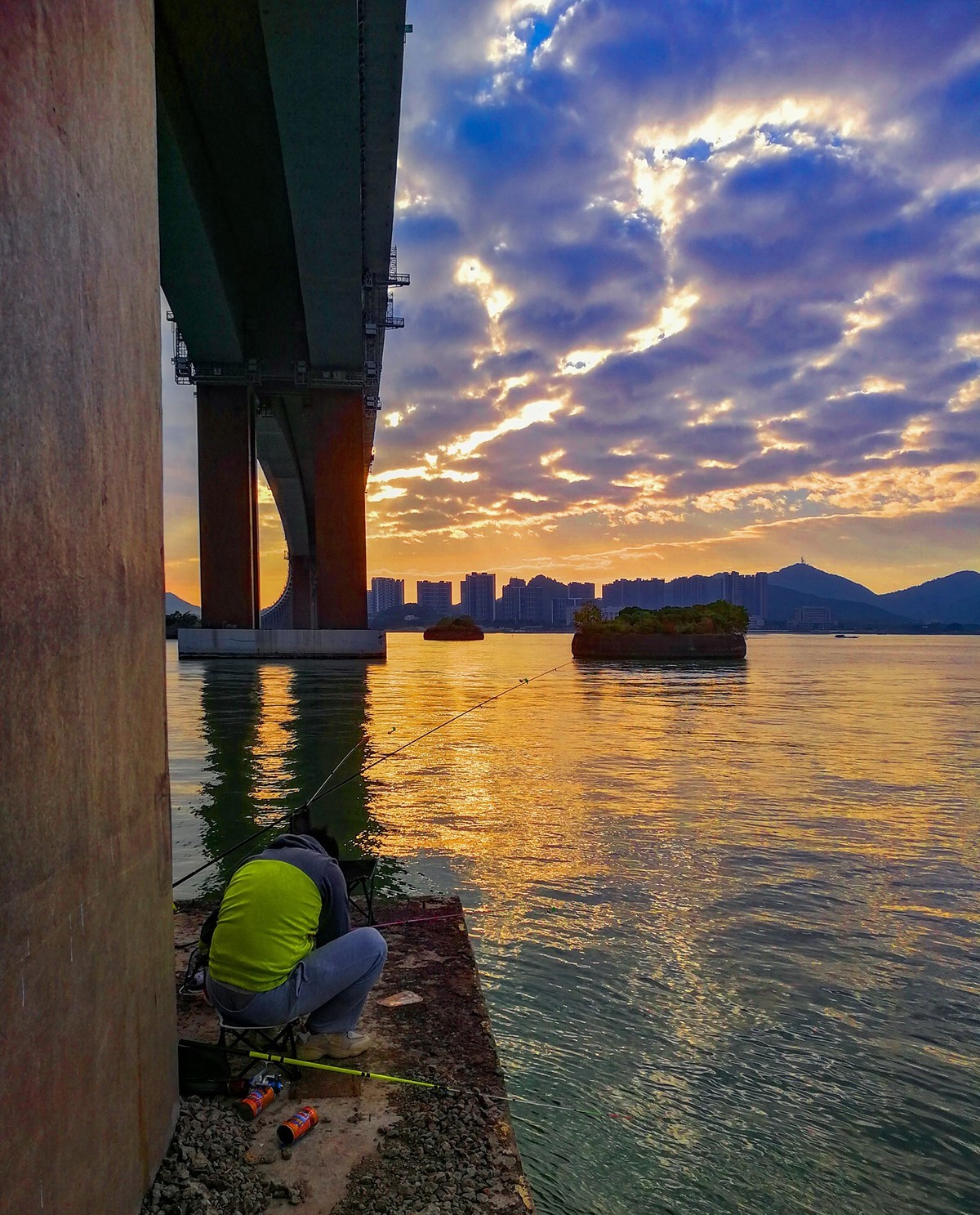 虎门大桥及南沙港