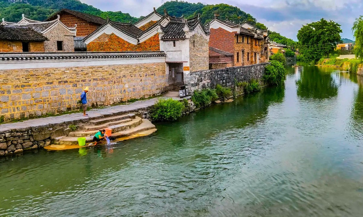 沦桑湖南江永上甘棠古村落