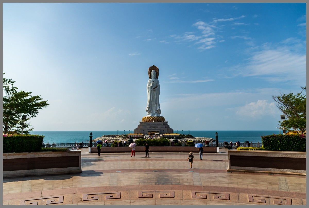 海南旅游02三亚南山海上观音上