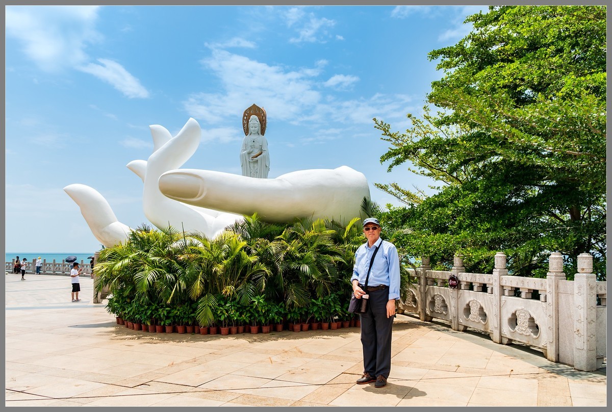 海南旅游02三亚南山海上观音上