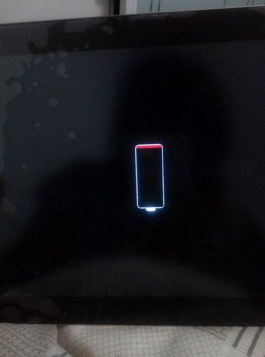 移动设备苹果ipad充了一夜的电还是显示这个标志怎么办