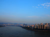 夕阳下的鱼洞
