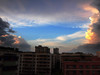 夕阳下的鱼洞