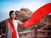胭脂映丹霞（人像一）祁连山歌