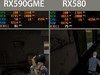 反光污染！无光主机搞测试：千元级新军RX590GME比对RX580