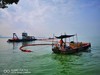 滇池海埂治理蓝藻速写（手机拍摄）