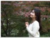 公园拍美女