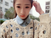 今天和表妹出去她自己自拍的美照