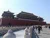冬日阳光下的紫禁城