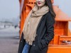 冬季滨江美女