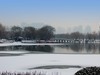 公园雪景