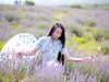 薰衣草花田人像2