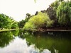 蓝天、白云、湖水、倒影