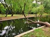 蓝天、白云、湖水、倒影